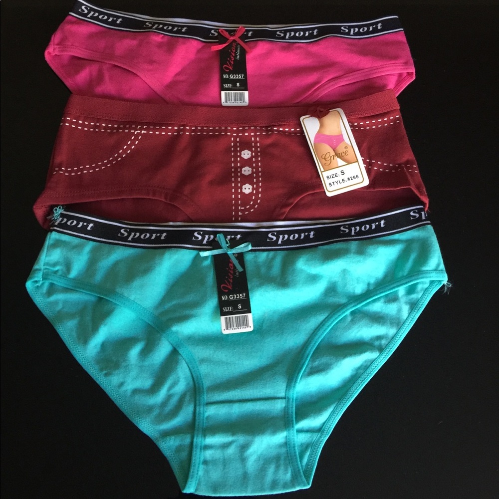 Grace & vision intimate 3 mixed set panties